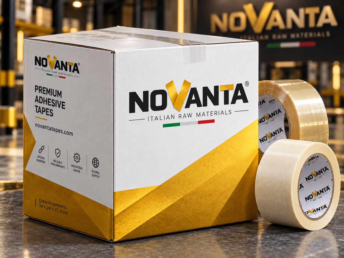 NOVANTA Adhesive Tape Packaging
